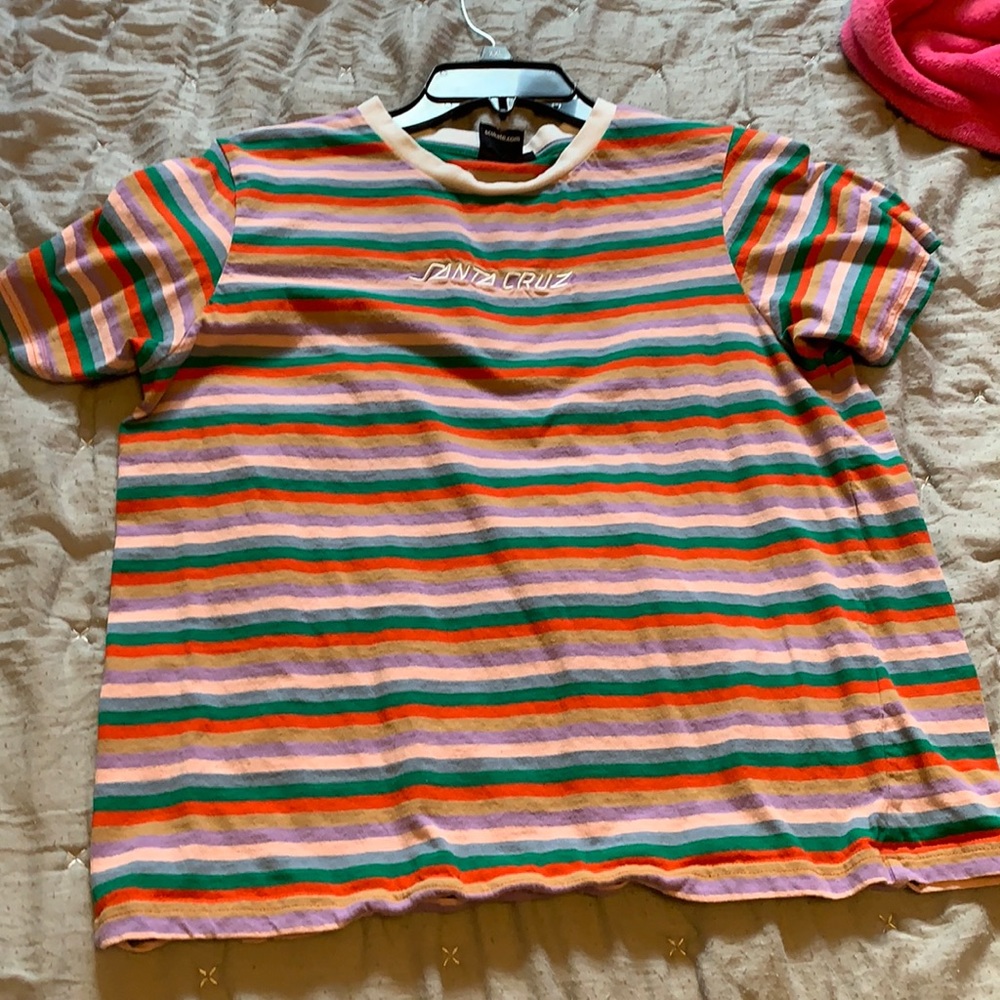 Santa Cruz striped tshirt